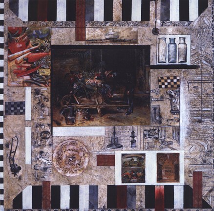 Framed Garden Interlude Print