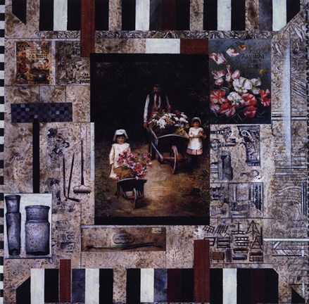 Framed Lure Of The Garden Print