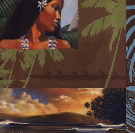 Framed Outrigger Print