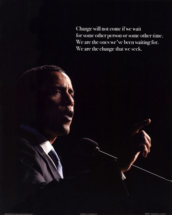 Framed Change (Black) Print