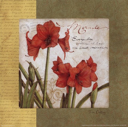 Framed Garden Inspiration IV Print