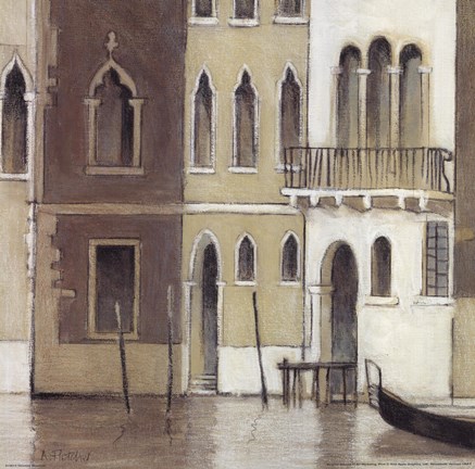 Framed Venetian Shadows Print