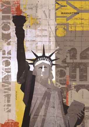 Framed Liberty Print