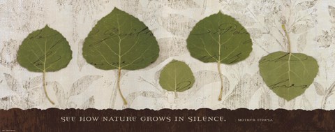 Framed Nature Grows Print