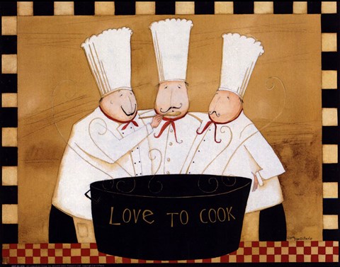 Framed 3 Chefs Tasting Print