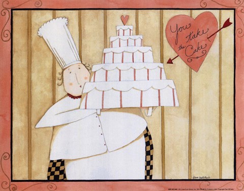 Framed You take the Cake Print