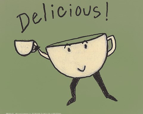 Framed Delicious Print