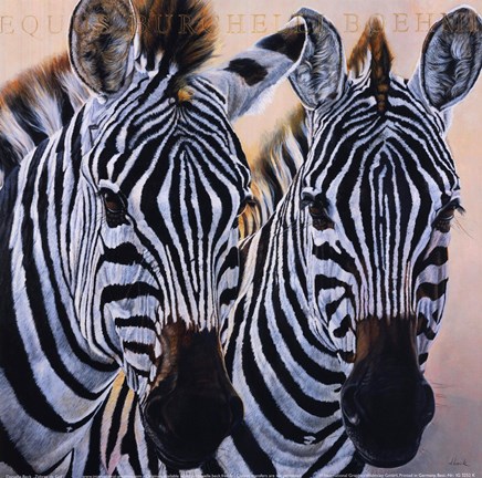 Framed Zebres de Gol Print