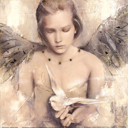 Framed Reverie d&#39;angel Print