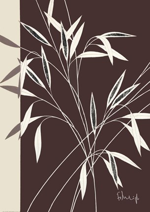 Framed Whispering Bamboo I Print