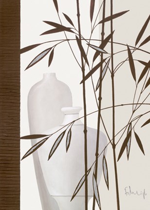 Framed Whispering Bamboo III Print