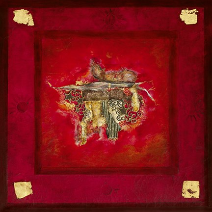 Framed Rouge baiser Print