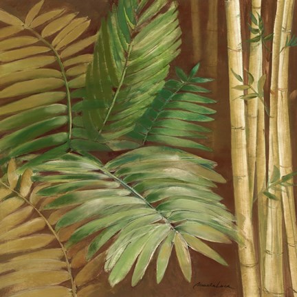 Framed Bamboo &amp; Palms II Print