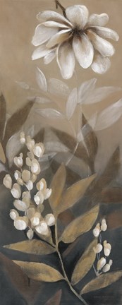 Framed Misty Forest I Print