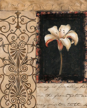 Framed Night Florescence I Print