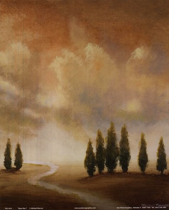 Framed Open Sky I Print