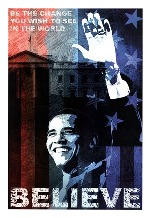 Framed Believe Print