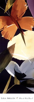 Framed When the Wind Blows II Print