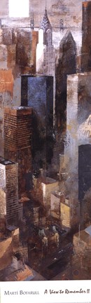 Framed View to Remember II Print