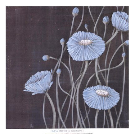 Framed Springing Blossoms I Print