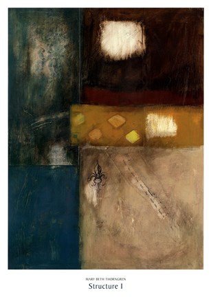 Framed Structure I Print