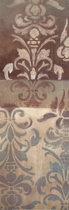 Framed Brocade Inspirations I Print