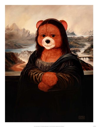 Framed Mona Bear Print