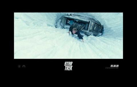 Framed Star Trek XI - style V Print