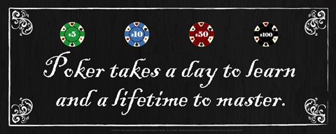 Framed Poker takes a day to learn and a lifetime to master Print