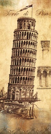 Framed Architecture II Print