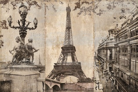 Framed Paris I Print