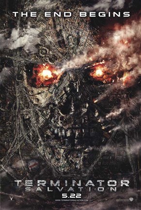 Framed Terminator: Salvation - style E Print
