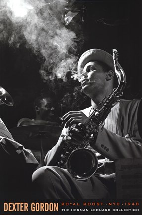 Framed Dexter Gordon, The Royal Roost, NYC, 1940 Print