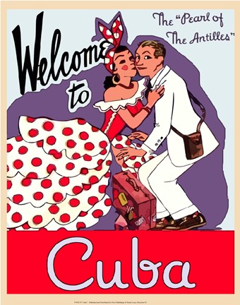 Framed Cuba Print