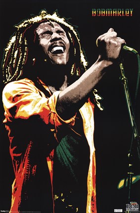 Framed Bob Marley - Portrait Print