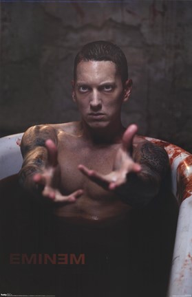 Framed Eminem - Tub Print