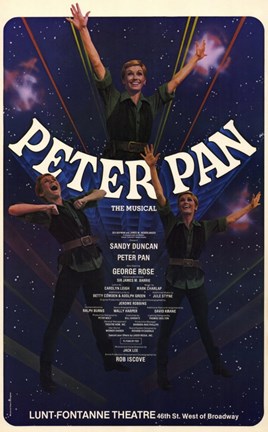 Framed Peter Pan (Broadway) Print