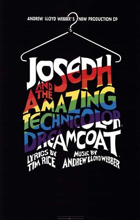 Framed Joseph and the Amazing Technicolor Dreamcoat (Broadway) - style A Print