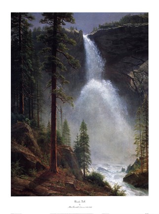 Framed Nevada Falls Print