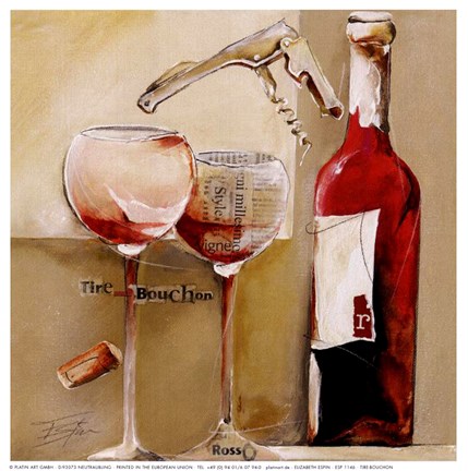 Framed Tire-Bouchon Print