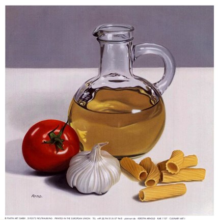 Framed Culinary Art I Print