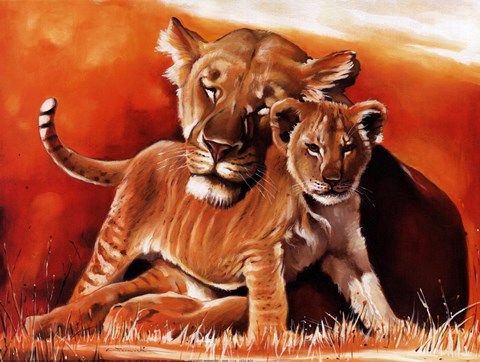 Framed Little Boy Print