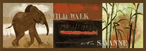 Framed Wild Walk  3 Print