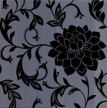 Framed Baroque Trellis II Print