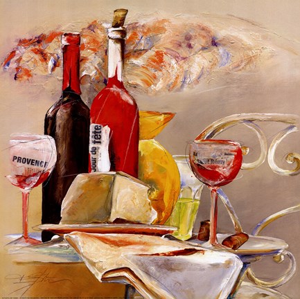 Framed La Fete Print