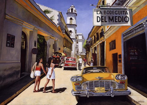 Framed La Bodeguita del Medio Print