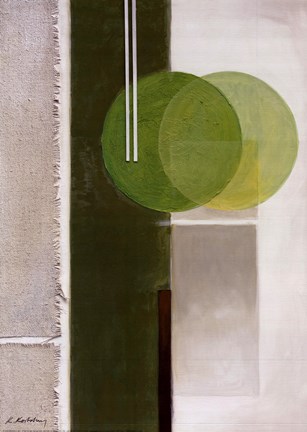 Framed Green Reflections Print