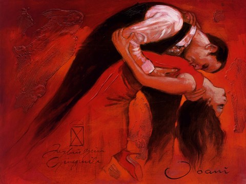 Framed Passion Of Dance Print