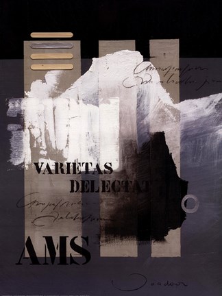 Framed White Circle II Print