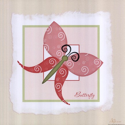 Framed Butterfly Print